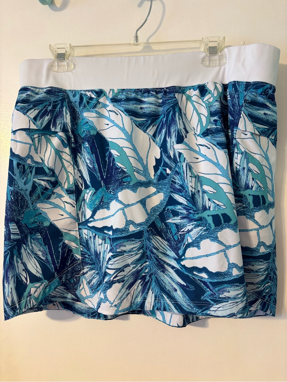 Women’s Blue Tropical Skort